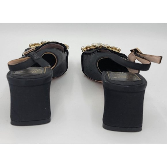 Roger Vivier Embellished-Buckle Slingback Pumps - Picture 7 of 10